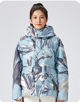 探拓女款加厚短款羽绒服1346314YR 商品图0