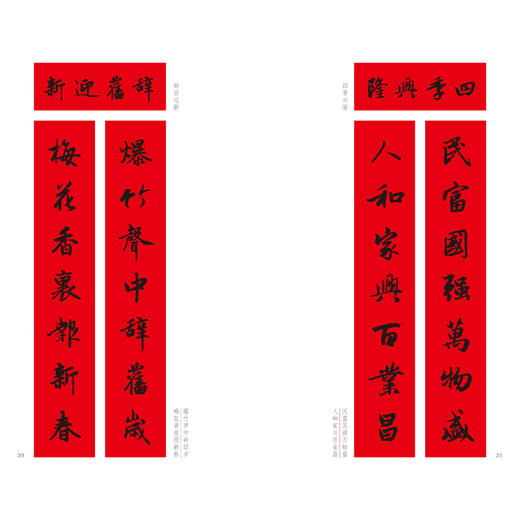 名家集字写春联.行书 商品图2