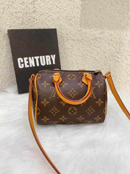 LV speedy nano 老花 斜挎包 商品图1