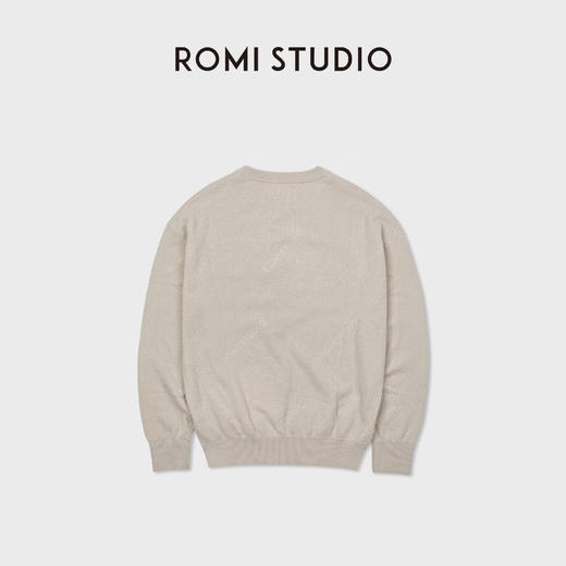 ROMI STUDIO“匠心臻选”100%羊毛云感软糯廓形套头毛织 RWCAS66652 商品图1