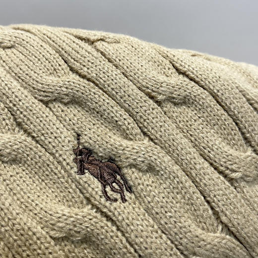 25新款拉夫*伦男女款小标绞花围巾122505 商品图6