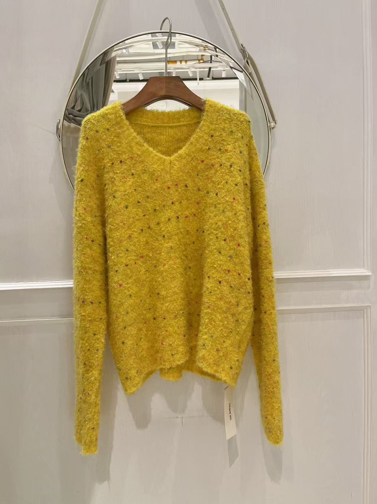 【门店同款】ENJOY冬季“暖冬软糖”温柔彩点毛衣 167743076