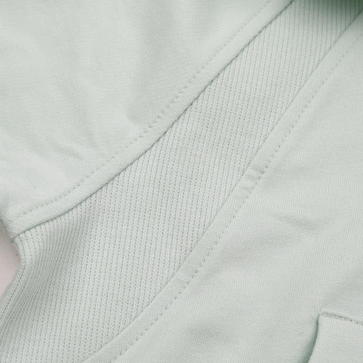 棉果果春季新品女童纯棉小线圈绿色翻领套头卫衣M122180226117 商品图4