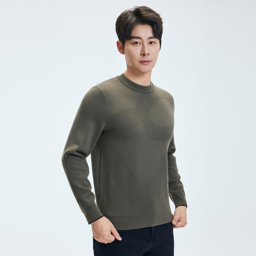 【门店同款&含绵羊毛】圣得西2025年冬季毛衫男款套头柔软针织衫 商品图2