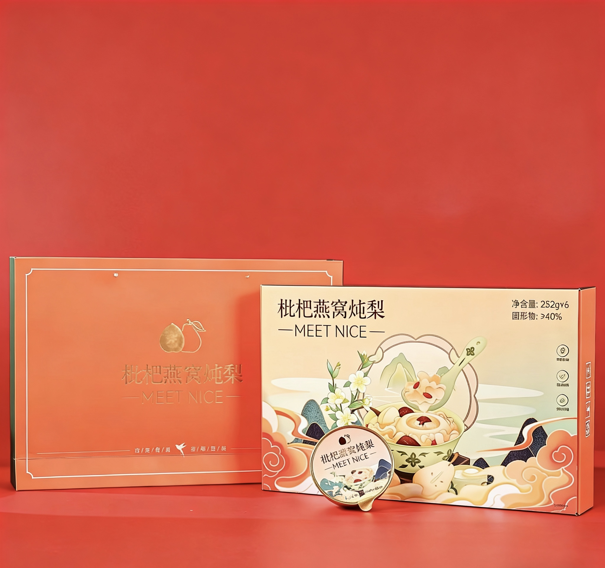 枇杷燕窝炖梨252g×6碗，秋季润燥超合适，送礼送到心坎里