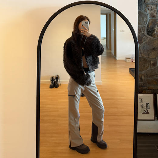 ROMI STUDIO细软美利奴羊皮毛一体两穿短款皮草外套RWCWW87187 商品图4