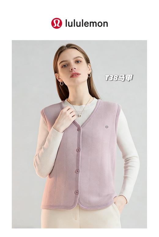 lulu女士绵羊毛无袖保暖外套！ 商品图0