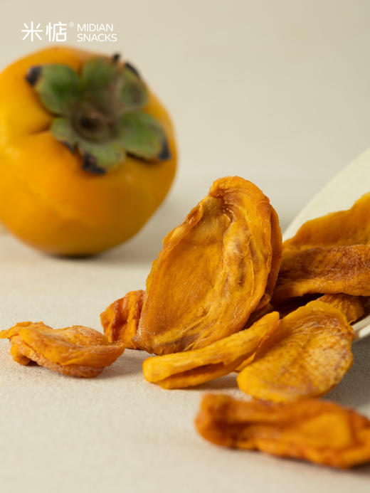 【米惦本味树熟 · 太秋脆柿干】配料干净到只有太秋脆柿😍酥梨般脆润的果肉越嚼越甜😋😋刚好契合对“秋日好柿”的所有期待～ 商品图2