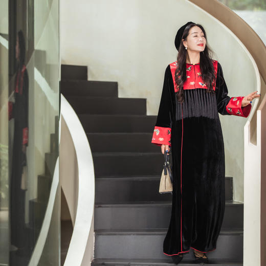 【林栖设计小店】福泽绵长|改良马甲恭王府联名2026早春新款云肩女1961223 商品图3