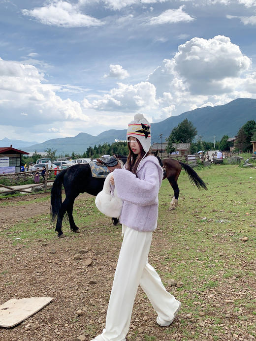 <曾小咸推荐>现货秒杀 ！微信超特价！2色连帽毛织外套 日常199.99 立减100 秒杀99.99！！ 商品图12