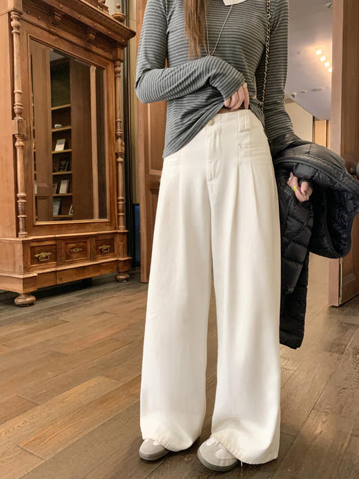 <曾小咸推荐>现货秒杀 ！微信超特价！韩系条纹翻领t恤 日常129.99 立减60 秒杀69.99！！ 商品图7