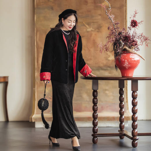 【林栖设计小店】嘉年鸿福|双面双穿棉衣恭王府联名2026早春新款外套女1961102 商品图4