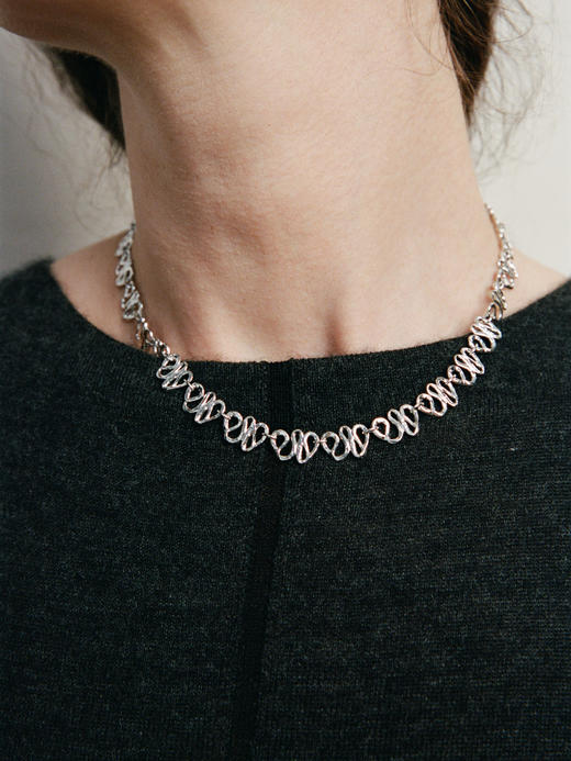 ABOAB｜U Sequence Necklace [ 项链 银 / 金 ]【WITHIN THE HORIZON】 商品图0