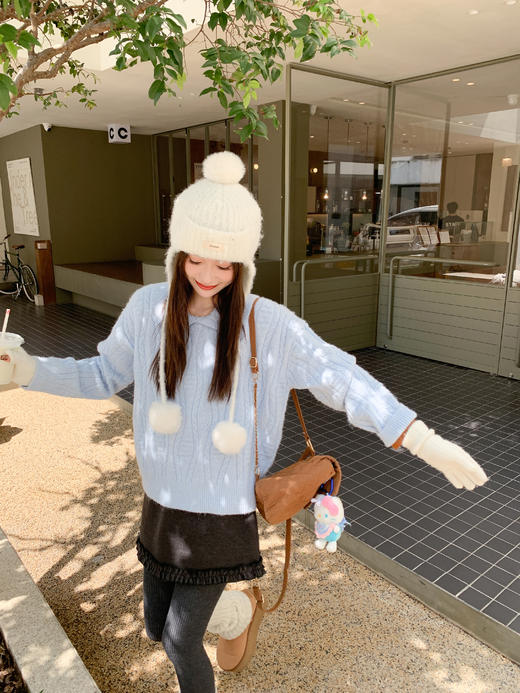 <曾小咸推荐>现货秒杀 ！微信超特价！韩系娃娃领毛衣 日常219.99 立减120 秒杀99.99！ 下摆花边短裙 秒杀69.99！！韩系立领羽绒服 日常509.99  秒杀299.99！ 商品图7