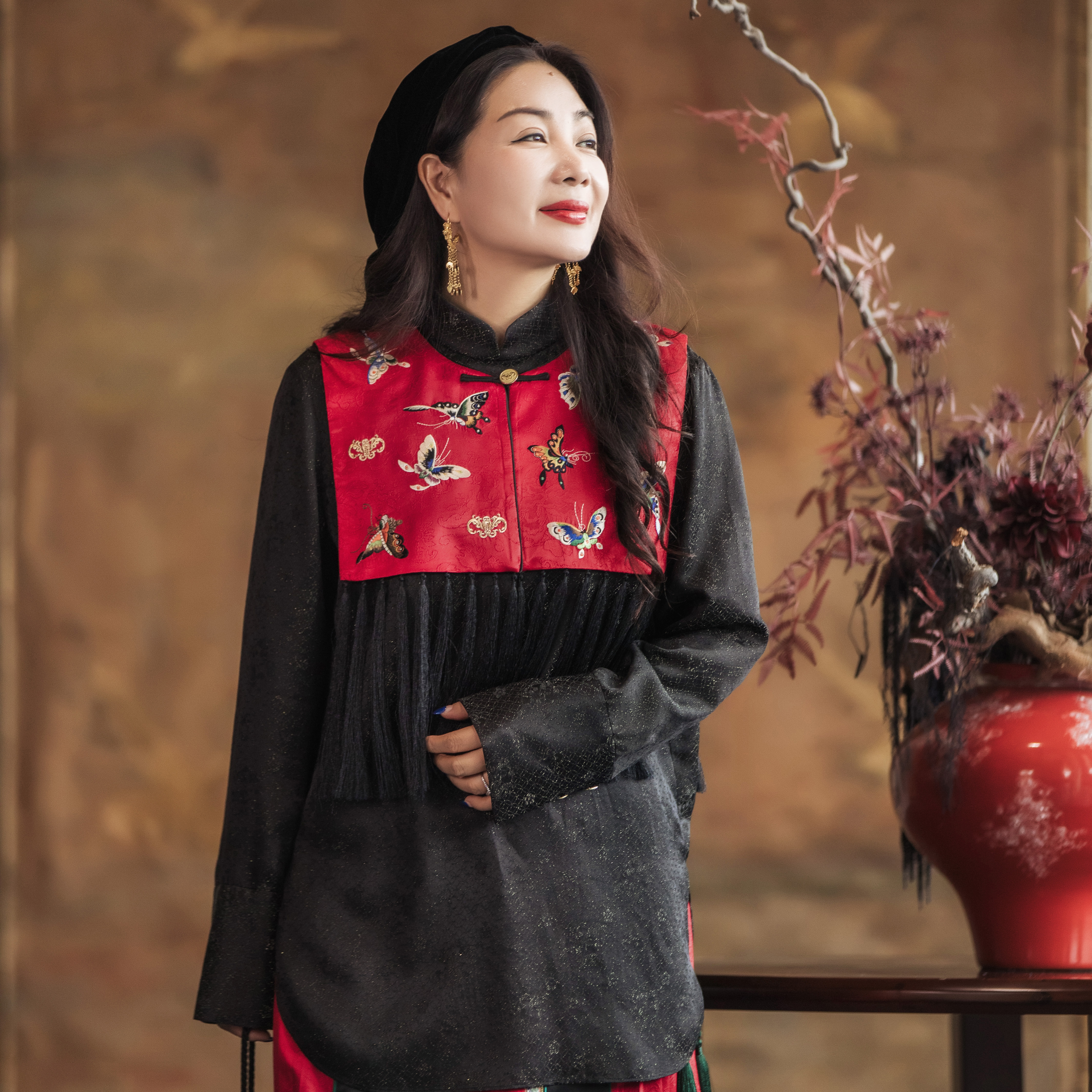 【林栖设计小店】福泽绵长|改良马甲恭王府联名2026早春新款云肩女1961223