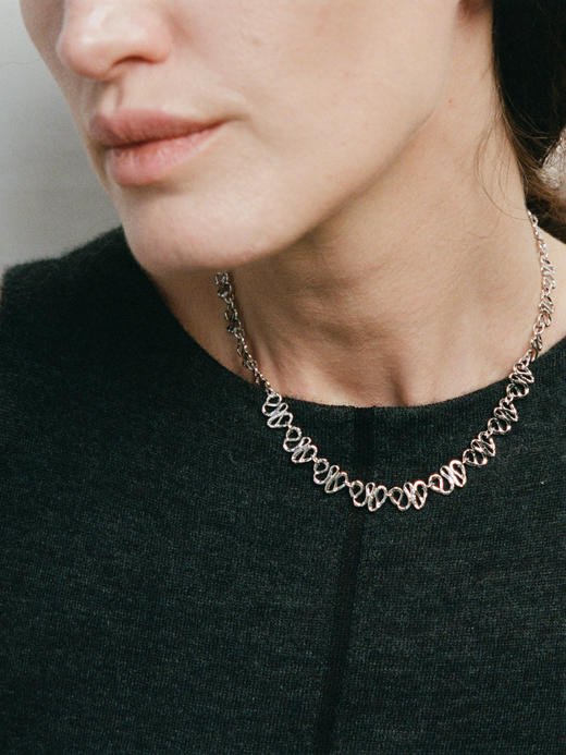 ABOAB｜U Sequence Necklace [ 项链 银 / 金 ]【WITHIN THE HORIZON】 商品图2