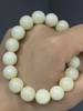 和田淡黄白玉圆珠手链，顺丰包邮 商品缩略图14