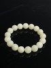 和田淡黄白玉圆珠手链，顺丰包邮 商品缩略图3