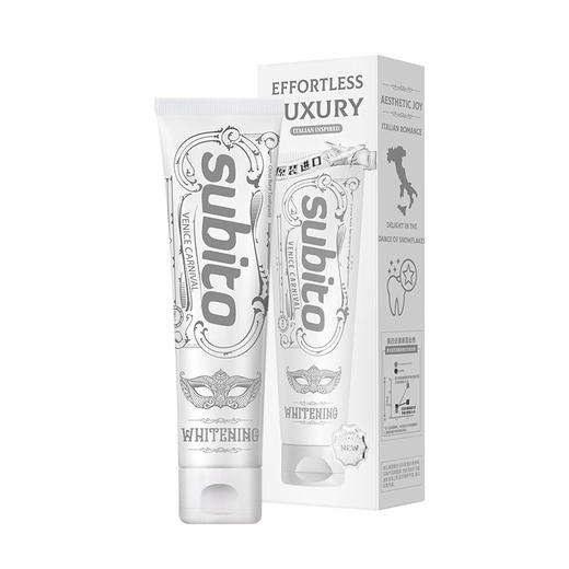 【去渍美白❗️清新口气】舒比拓优雅雪韵牙膏120g减少牙渍烟渍韩国进口。jb 商品图4