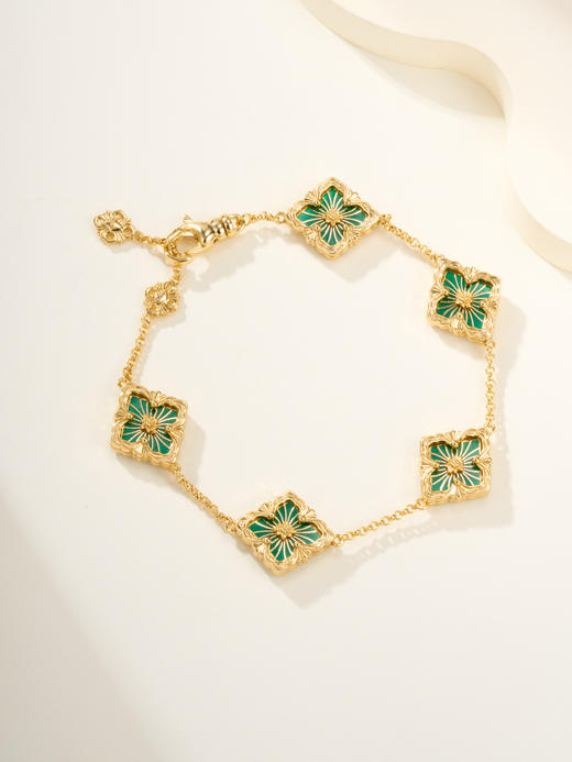 布契拉提 珐琅五花手链 红/绿/蓝（小号款）(XTY) 商品图3