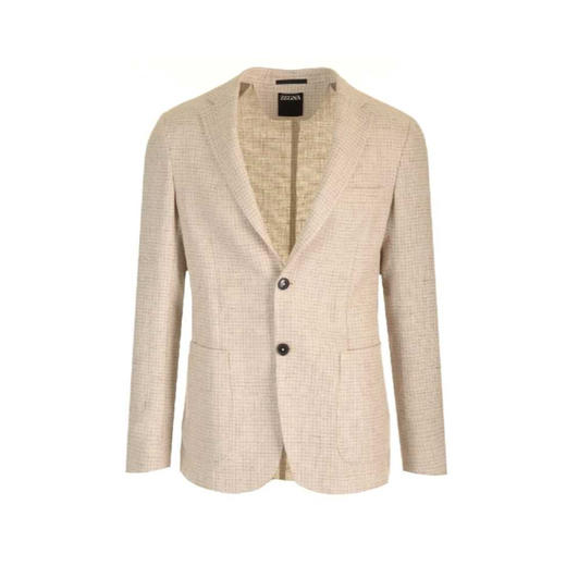 ZEGNA 杰尼亚 男士混纺羊毛西服外套 米色 776700A7 1D7SG0 7 商品图0