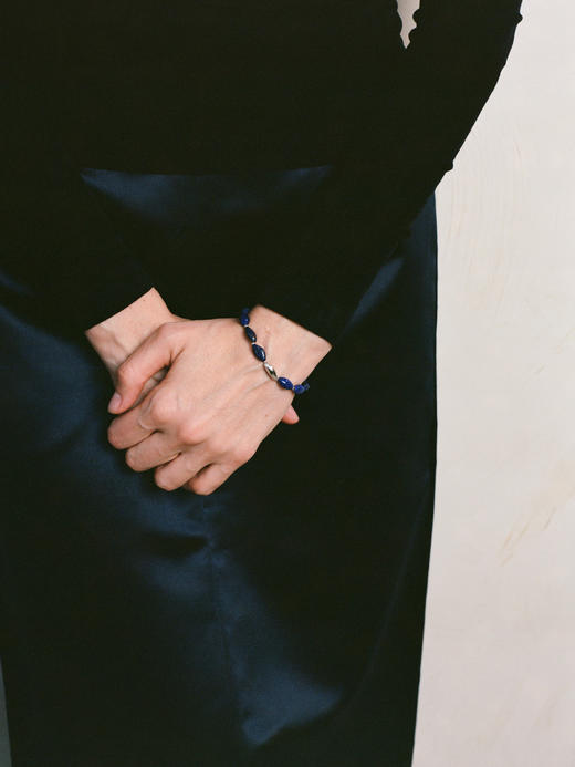 ABOAB｜silver Skipping Bracelet [ 手链 银青金石 ]【WITHIN THE HORIZON】 商品图1