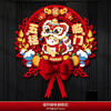 【迎新禧❗️贺新年】福运连串，好运连年，福字门贴马年新年装饰2026新款立体植绒贴纸春节过年室内布置墙贴。re 商品缩略图10