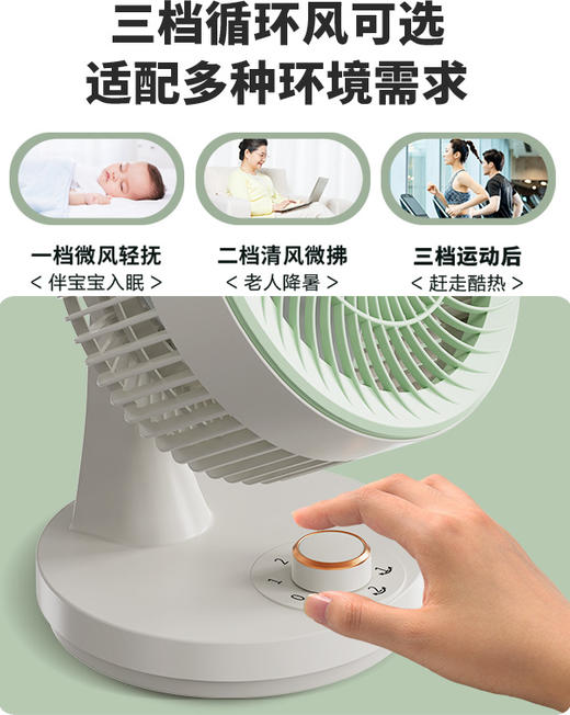 澳柯玛台式循环扇KYT-15YA007 商品图6