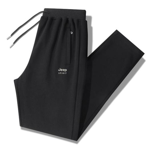 刺绣标！【JEEP SPIRIT纯棉加绒保暖休闲裤1120款】男女同款  冬季加绒内里 平角款 束脚款任选  纯棉面料 聚酯纤维内里 商品图10