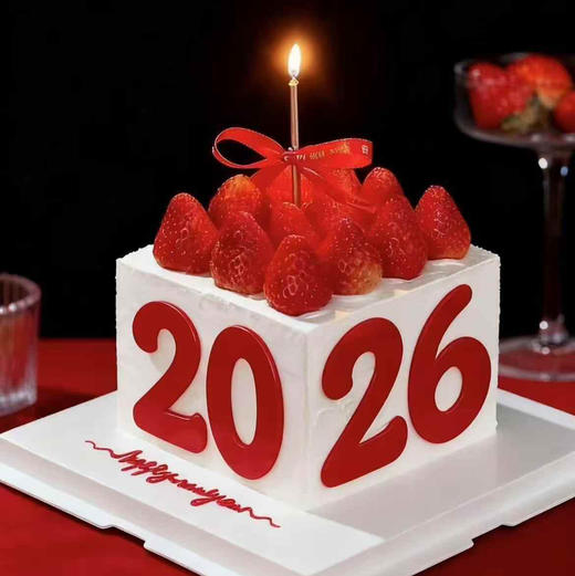 【跨年】新年2026草莓蛋糕 商品图2