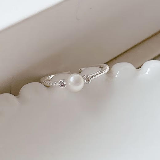 开口珍珠温暖系戒指-纪念日百货门店同款162847407 商品图2