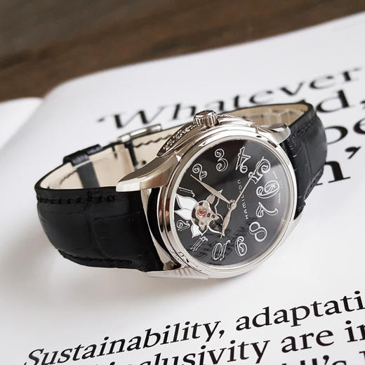 【95新】Hamilton 汉米尔顿H32395733自动机械机芯34MM（女款）爵士系列精钢151225NJS09 商品图4