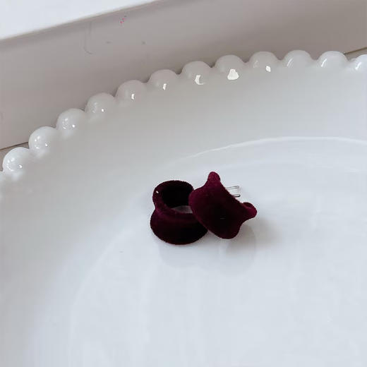 秋冬搭配毛衣复古丝绒银针耳环-纪念日百货门店同款168197601 商品图2