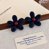 复古俏皮植绒花瓣银针耳环-纪念日百货门店同款168444991 商品缩略图2
