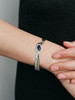 ABOAB｜silver Tilt Marquise Bracelet [ 手链 银青金石 ]【WITHIN THE HORIZON】 商品缩略图0