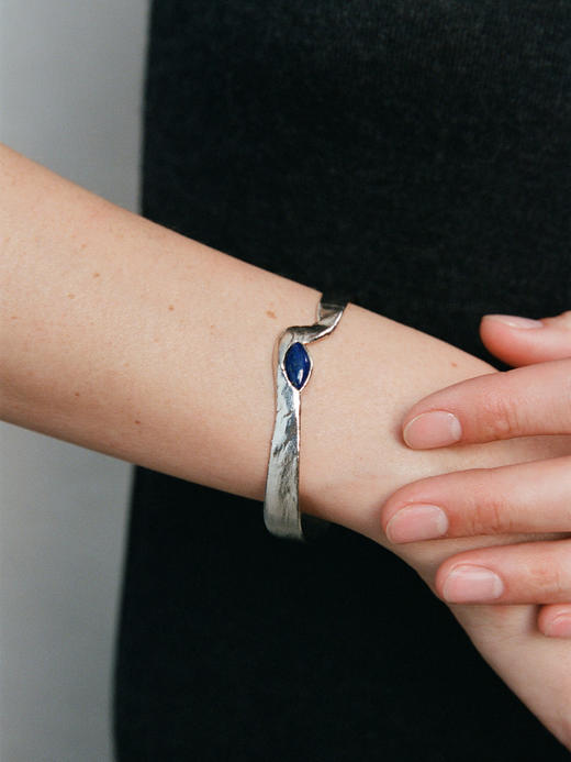 ABOAB｜silver Tilt Marquise Bracelet [ 手链 银青金石 ]【WITHIN THE HORIZON】 商品图0