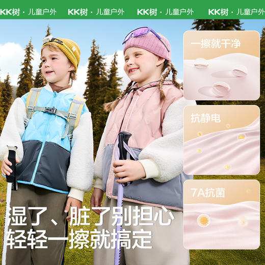 KK树儿童羽绒服男童女孩冬装白鸭绒宝宝冬季防风保暖外套2025新款抱抱熊羽绒服 商品图5