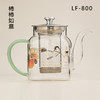 微哲明丨柿柿如意 LF系列 方型壶 玻璃煮茶壶  煮水壶 高硼硅玻璃 单壶 商品缩略图0
