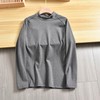 笛桑特男子半高领加厚长袖训练健身运动打底衫保暖内衣，进口双面磨毛德绒加厚面料 商品缩略图4