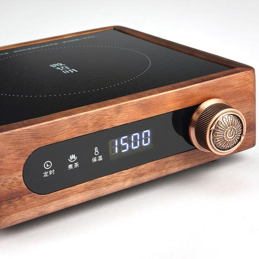 微哲明丨实木四方炉 茶道电陶炉 1500W 商品图5