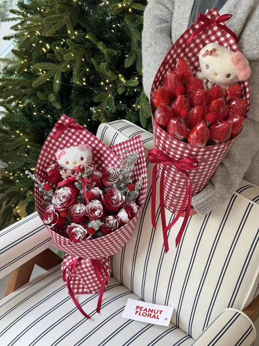 加厚复古红白格子系列包装纸35*50cm（150g）10张/包 商品图2