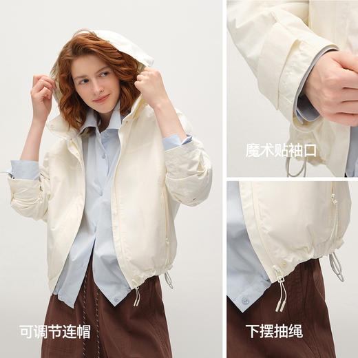 都市护身服|商场同款森马外套女春季防泼水防风宽松2026新款夹克 商品图4