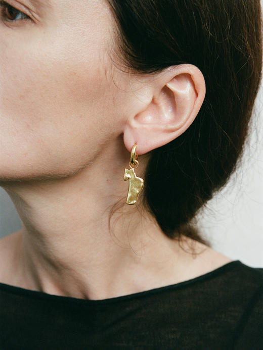 ABOAB｜Pony Pair Hoops Earrings [ 耳环 银 / 金 ]【WITHIN THE HORIZON】 商品图2