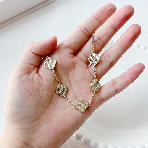 四叶草碎冰冰精致奢华手链-纪念日百货门店同款166143597 商品图4