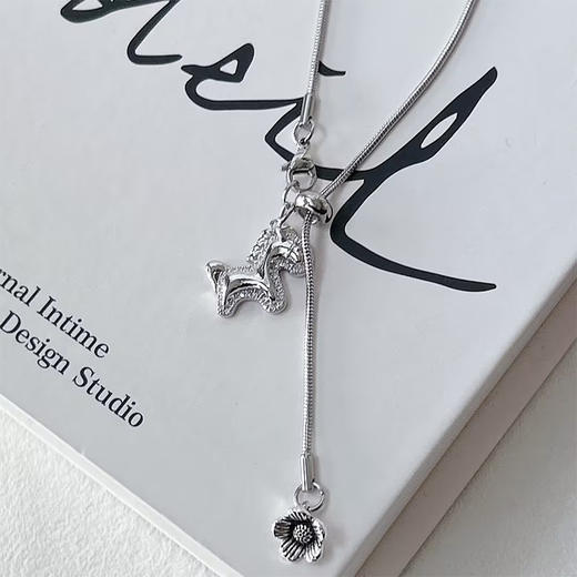 简约精致可抽拉调节毛衣链-纪念日百货门店同款167750399 商品图0