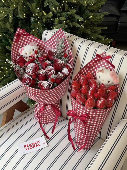 加厚复古红白格子系列包装纸35*50cm（150g）10张/包 商品图4