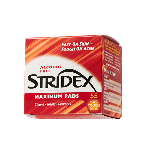 美国施颜适Stridex水杨酸祛痘棉片#红盒55片/125g 商品图2