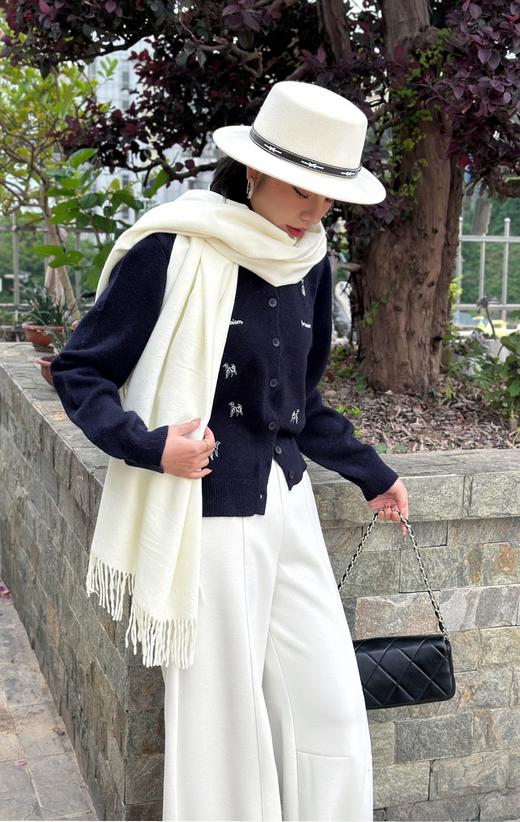 D5MZ31416#韩系小狗刺绣开衫 商品图1