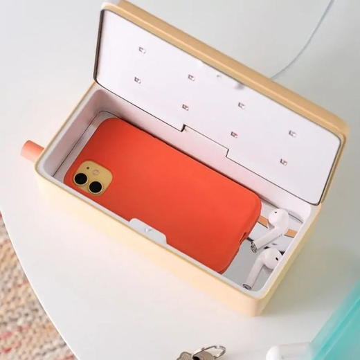 珍珠波霸奶茶主题消毒盒  UV-C紫外线消毒 手机耳机小物品 商品图3