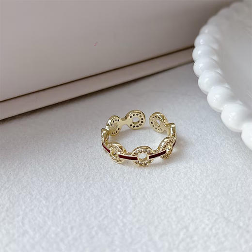 红色开口百搭戒指-纪念日百货门店同款167443962 商品图1